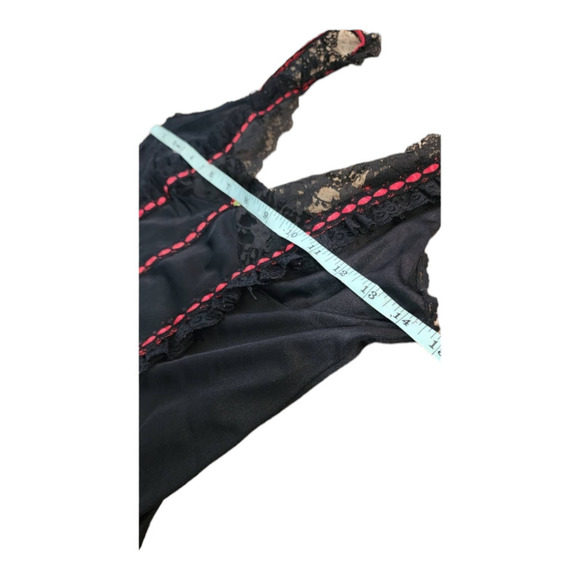 Vintage Tosca red and black lace camisole rose goth size medium - Picture 6 of 7